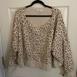 Aerie crop sweat shirt